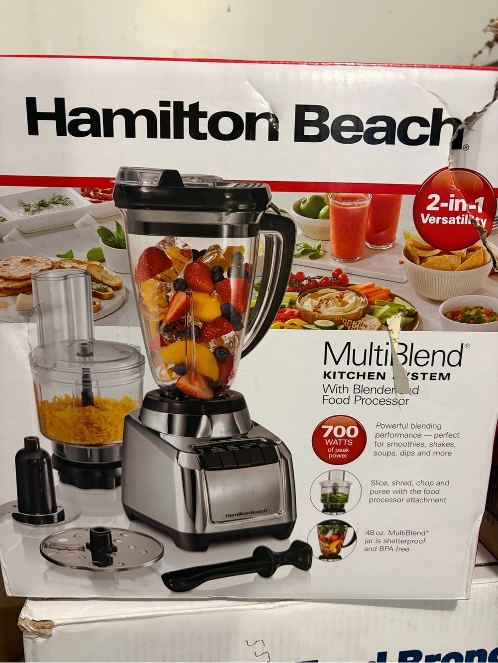 Hamilton Beach MultiBlend Kitchen System - Black & Silver Finish